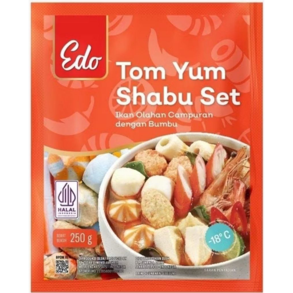 

Edo Tom Yum Shabu Set 250 gr