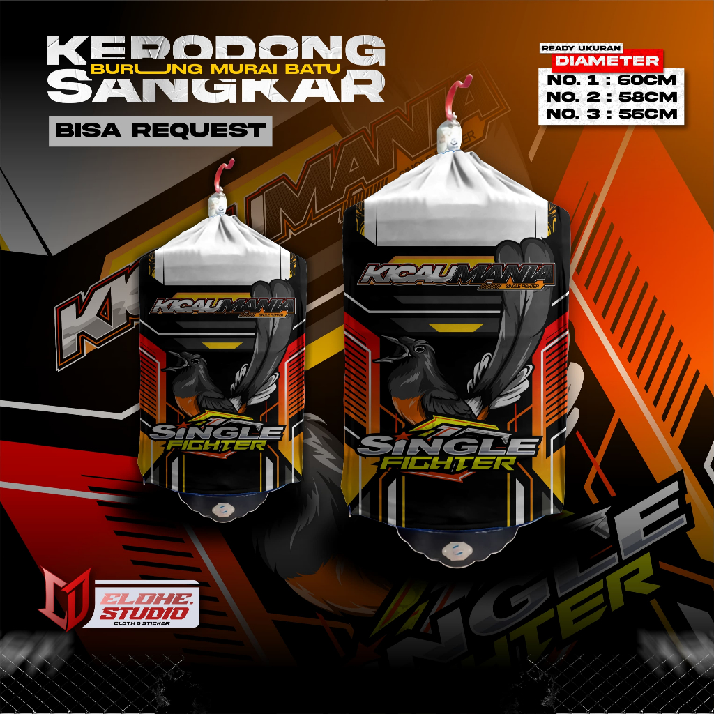 Kerodong Sangkar Bulat Murai Batu Custom MURAI BATU bisa request