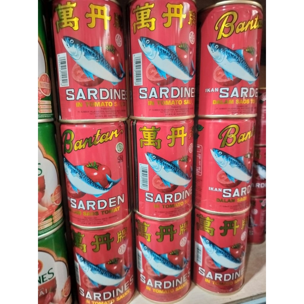 

Bantan Ikan Sarden Dalam Saos Tomat 425gr/155gr