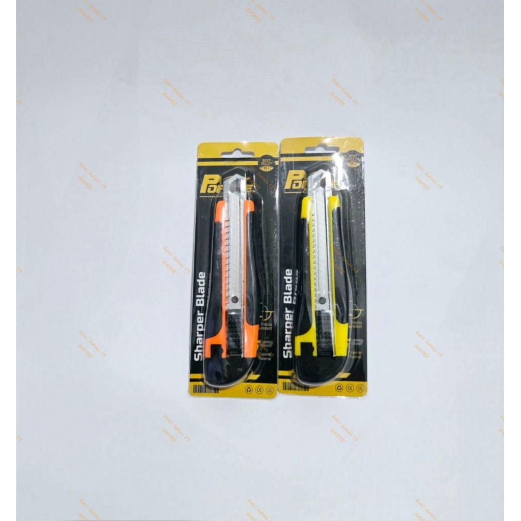 

Pisau Cutter POPEYE Besar - Cutter Besar Pvc Lapis Karet Besar POPEYE Bonus Refill