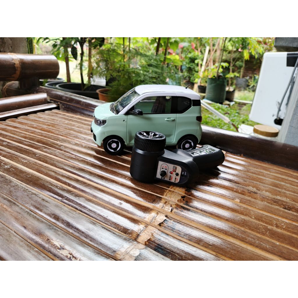 RC WPL D32 Wuling Mini EV Hijau
