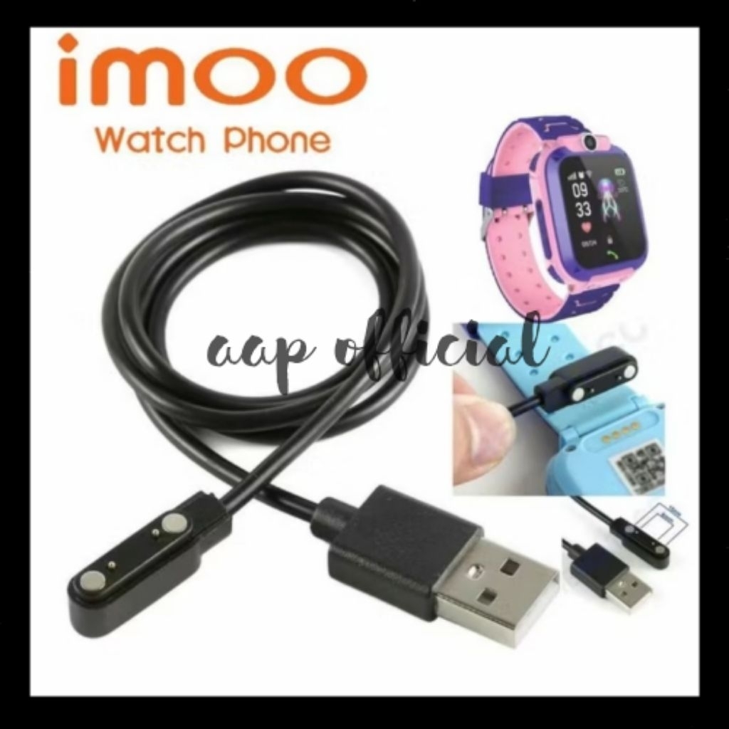 Kabel Charger Imo Smartwatch Anak Waterproof Cas Magnetic Smartwatch Imoo