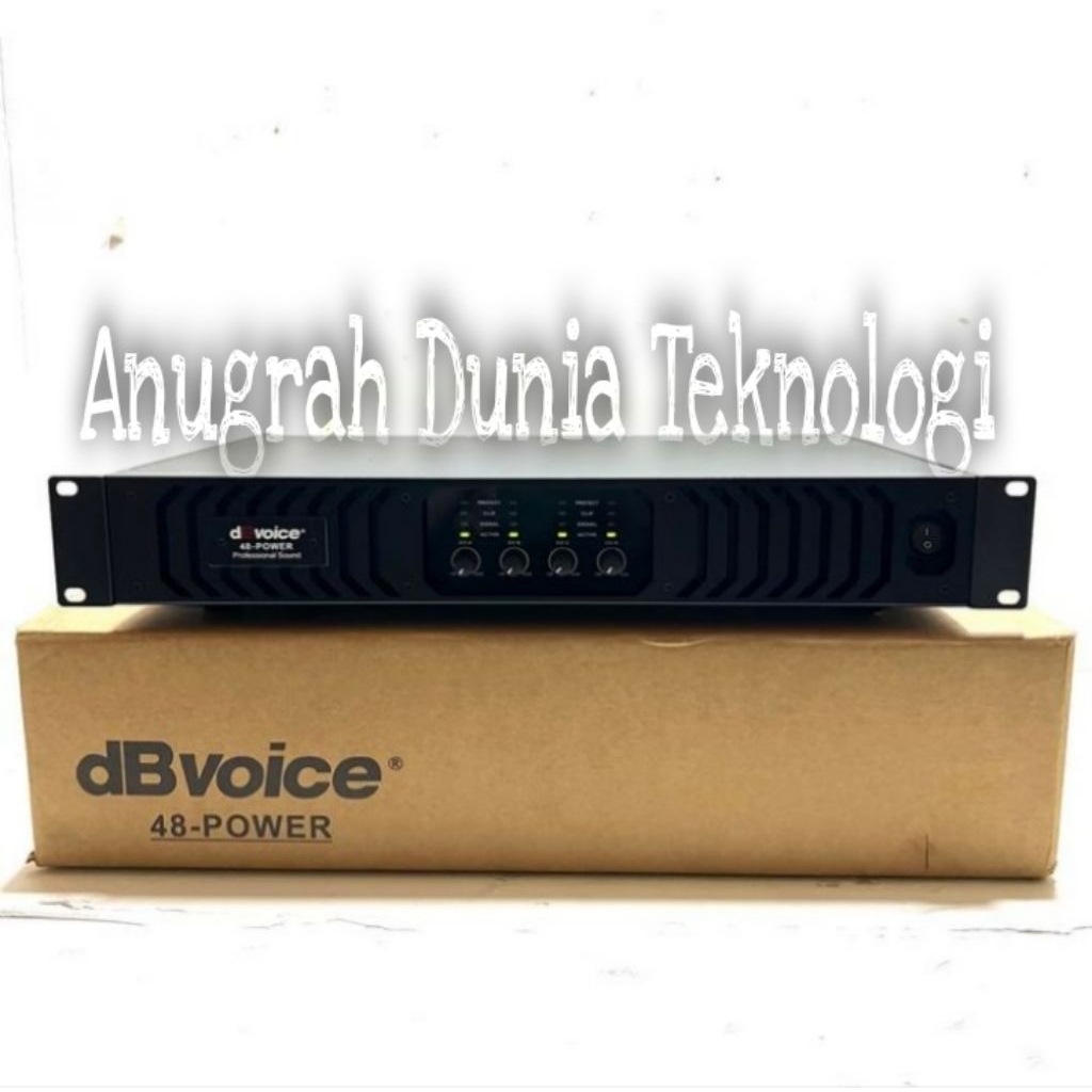 Power dB Voice 48 Power Original Amplifier dbvoice 48 Class D 4 Channel
