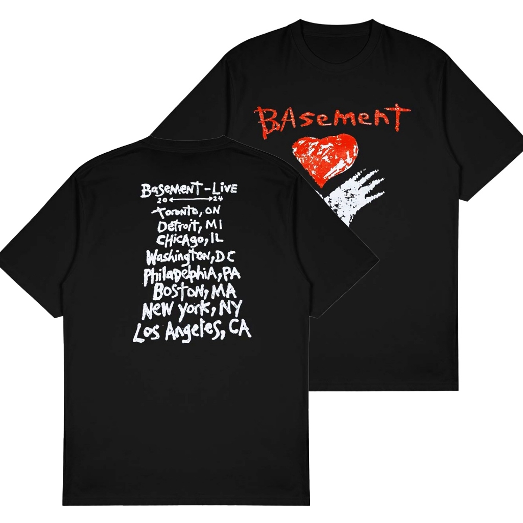 T Shirt Baju Kaos Distro 24s Basement  –  Broken Heart
