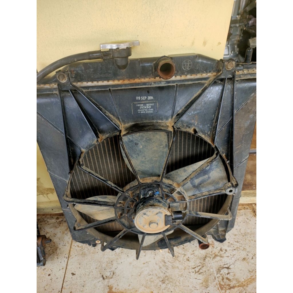 Radiator Avanza Xenia Original Copotan Kumplit kipas