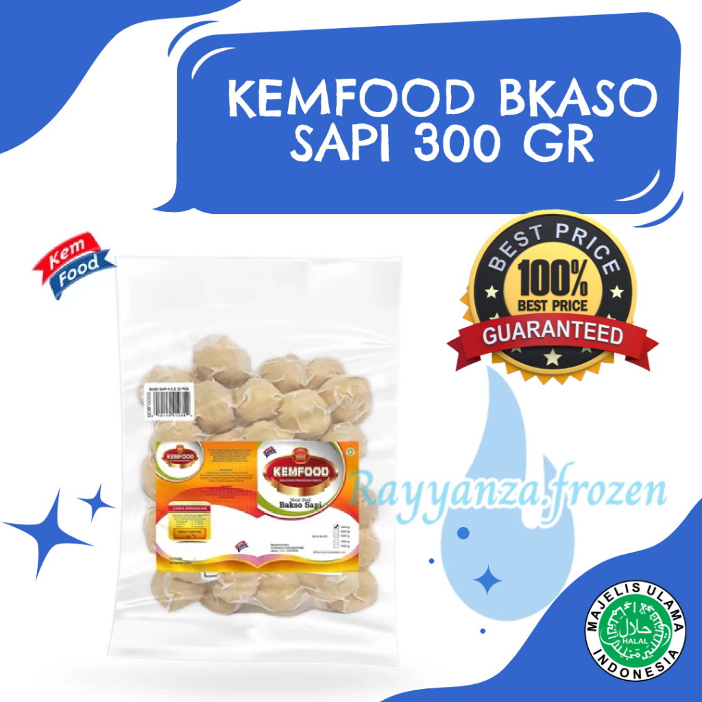 

Kemfood Bakso Daging Sapi Meatball 300gr