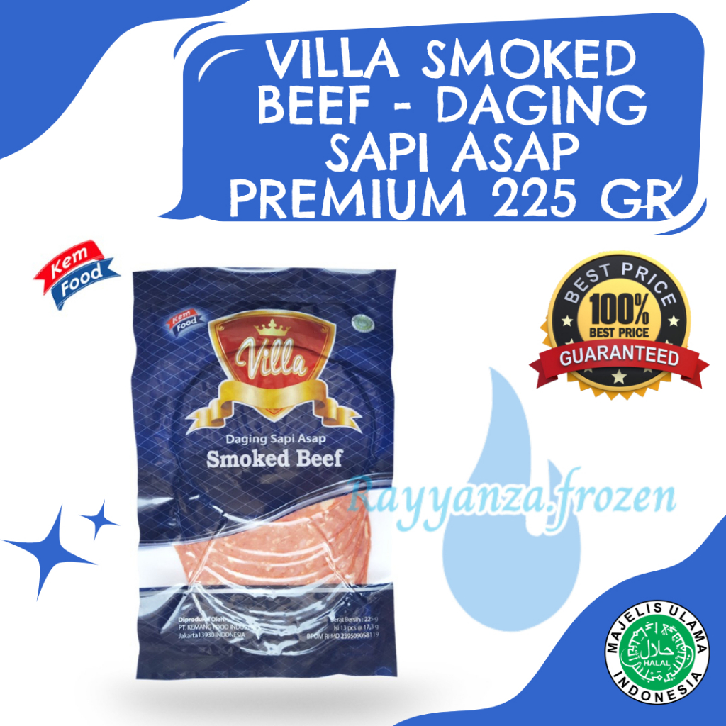 

Villa Smoked Beef Daging Sapi Premium 225gr