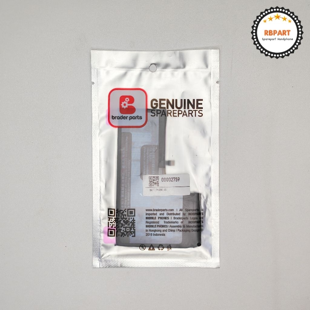 Battery ORIGINAL Braderparts IPHONE XS