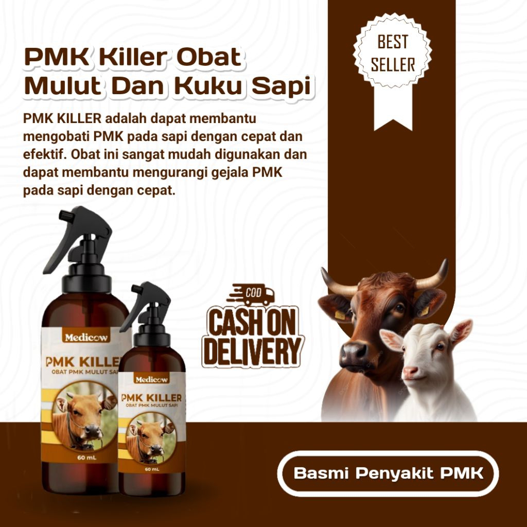 PMK KILLER OBAT PMK MULUT SAPI UNTUK MENGATASI PENYAKIT MULUT PADA SAPI