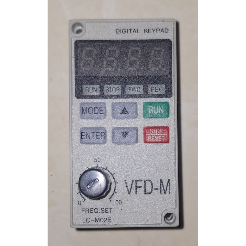 keypad inverter delta type vfd-m