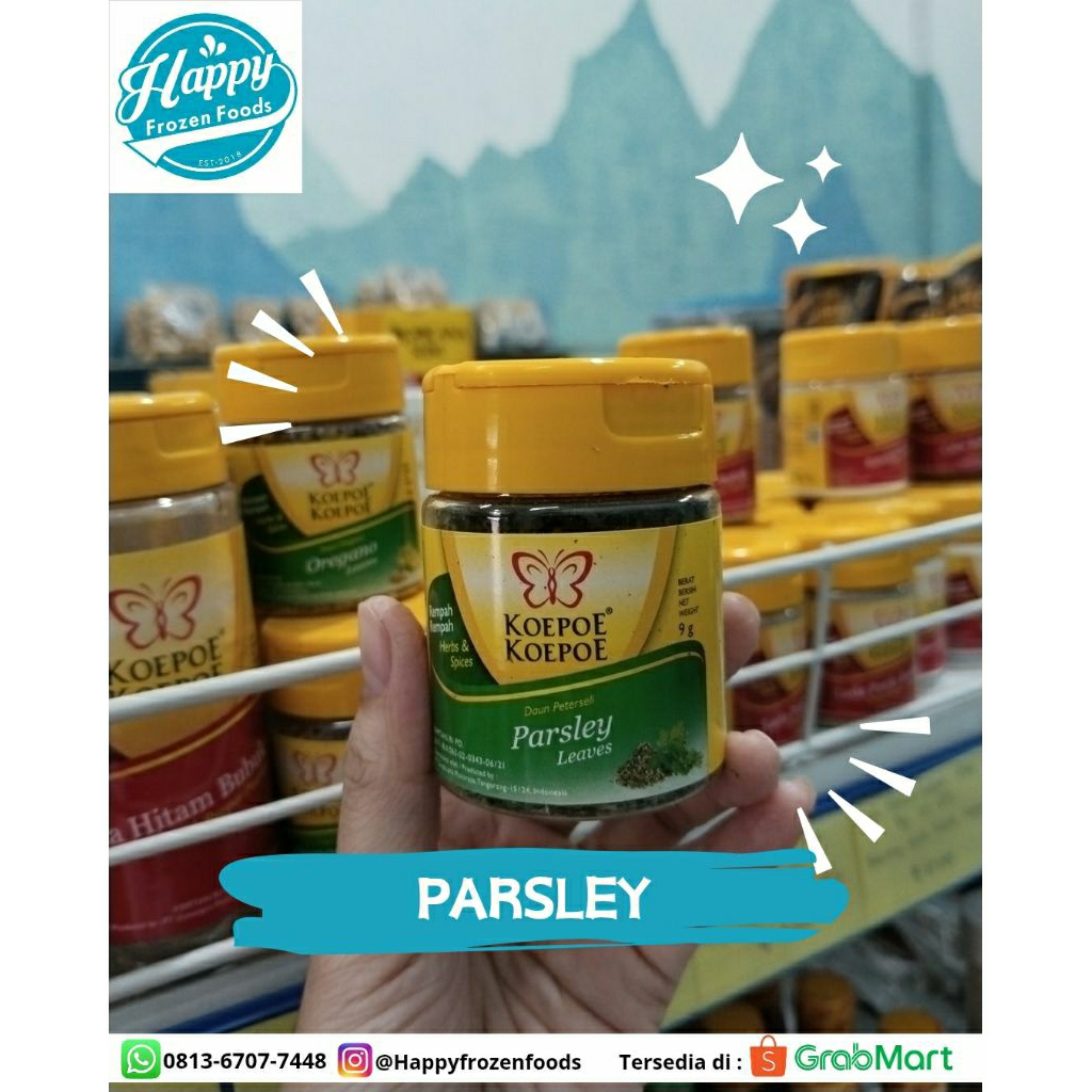 

PARSLEY 9gr KOEPOE KOEPOE | HAPPY FROZEN FOODS PALEMBANG