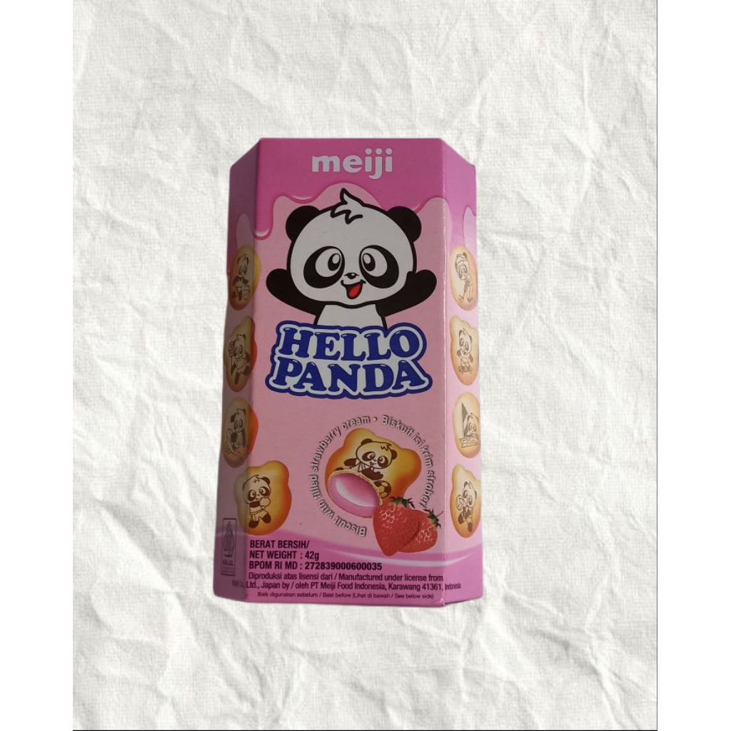 

Hello Panda Biskuit Stroberri 42gram (isi 24 pcs)