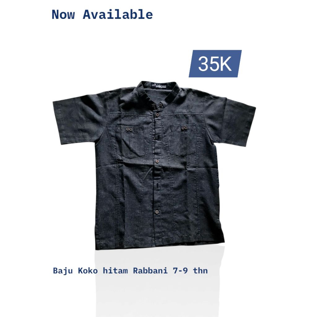 Baju Koko Rabbani Anak Laki-laki