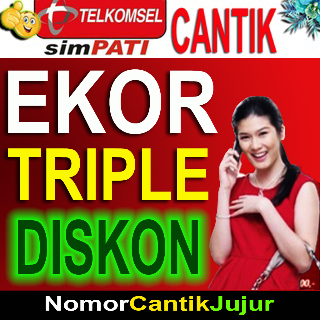 NOMOR CANTIK SIMPATI EKOR TRIPLE NOMER TELKOMSEL KARTU PRABAYAR