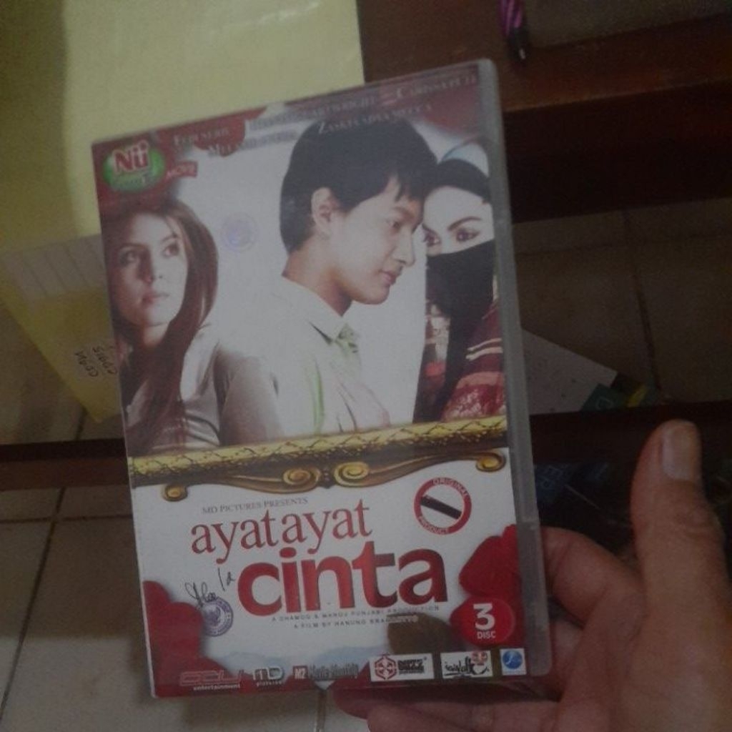 vcd ayat ayat cinta isi 3 disk original (CD912)