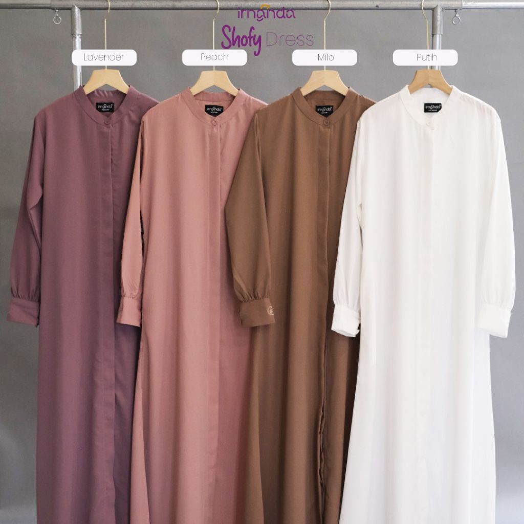 Promo Gamis Shofy Polos Madeline Dress Pasar Tanah Abang Jakarta Pusat