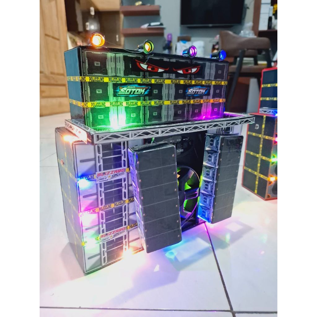MINIATUR SOUND GANTUNG SIAP BUNYI BISA UNTUK KARAOKE