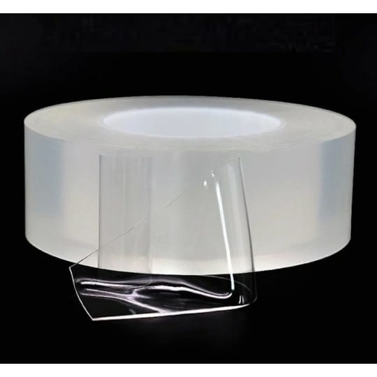 

Double Tape Super I Nano double tape I Isolasi Bening 2 sisi Super Kuat Tanpa Bekas 20mm x 2m