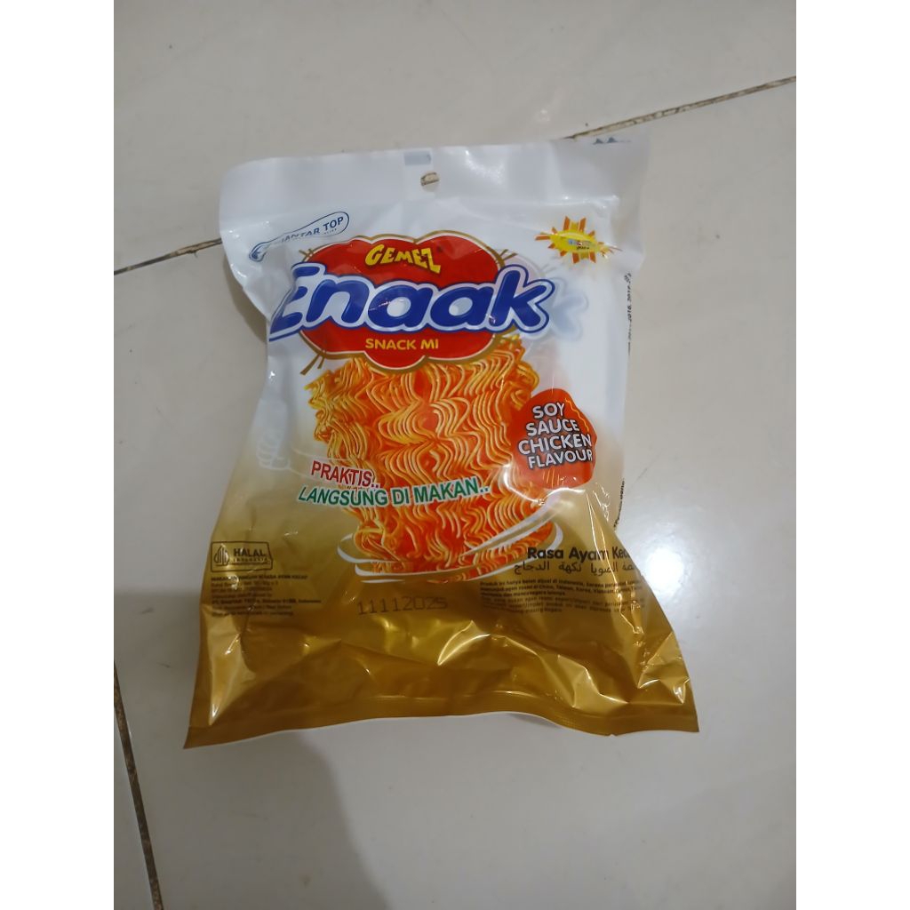 

snack mie gemez siap makan rasa ayam kecap