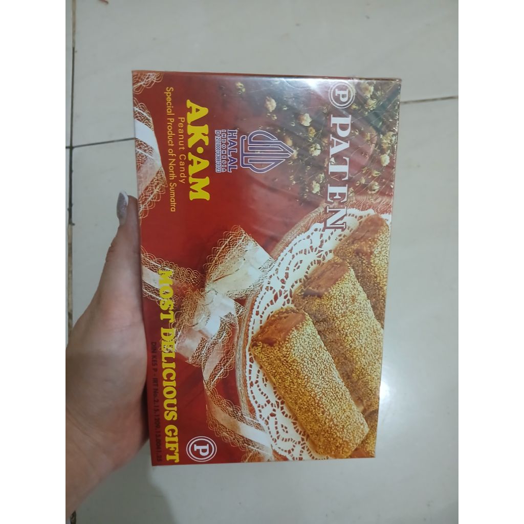 

snack kacang ak.am dari paten siantar