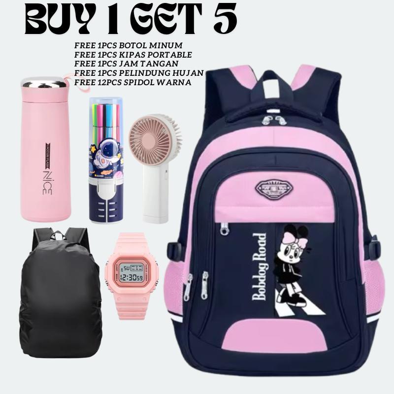 TERBARU TAS SEKOLAH BOBDOG ROAD TAS SEKOLAH CEWEK/COWOK TAS SEKOLAH BACKPACK SD SMP SMA TAS SEKOLAH