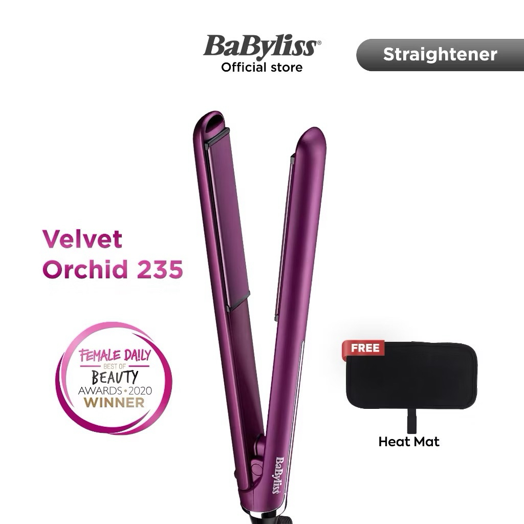 Babyliss Velvet Orchid 235 straightener/ babyliss straightener / catokan babyliss