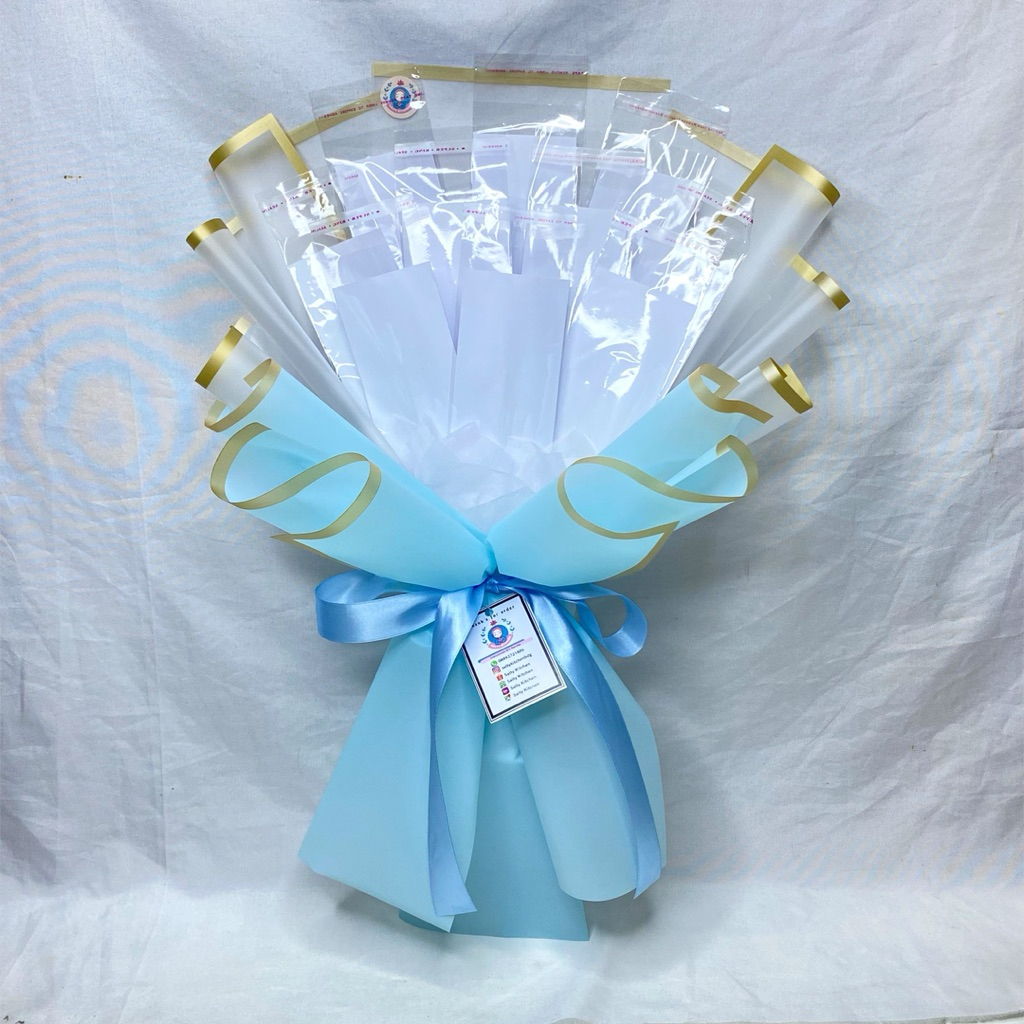 

[10 Lembar] Reguler Buket Uang Medium Money Bouquet Hadiah Wisuda Tunangan Spesial Gift