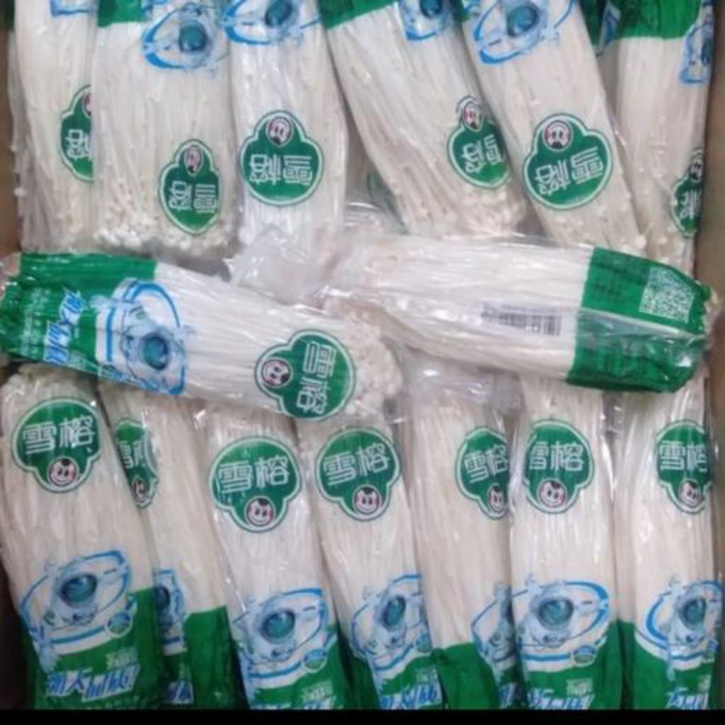 

Jamur Enoki 1 Dus (isi 50 pack)