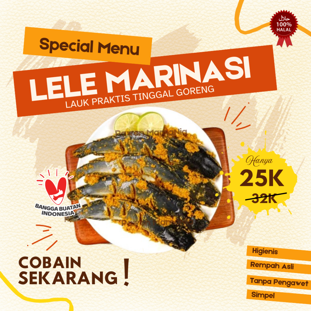 

KIRIM INSTAN - Lele Marinasi Anti Gagal – Siap Goreng, Siap Lahap!!