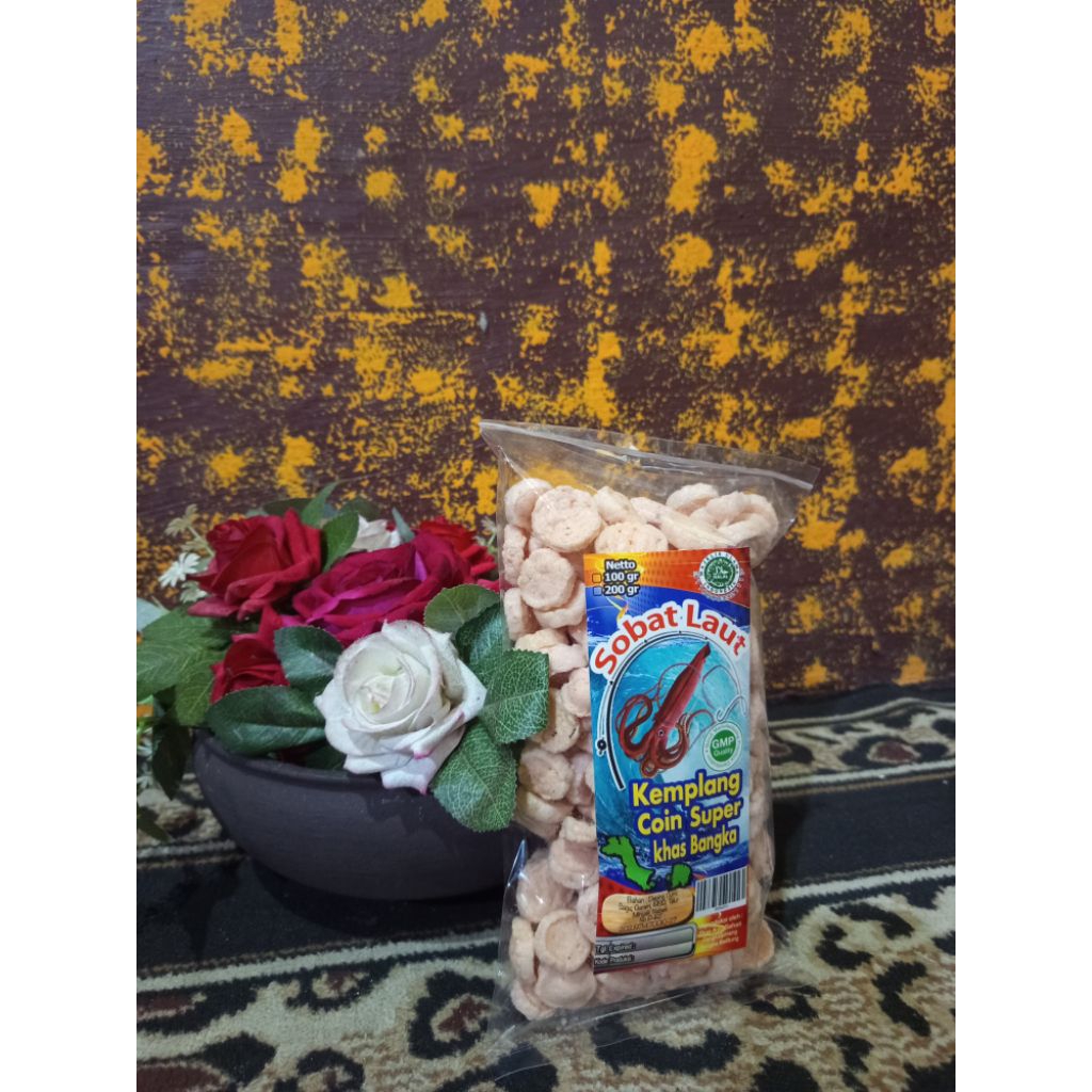 

kemplang koin cumi 100 gram enak dan gurih