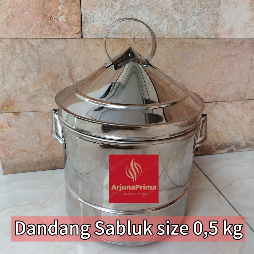 Dandang Sabluk stainless steel size 0,5 kg