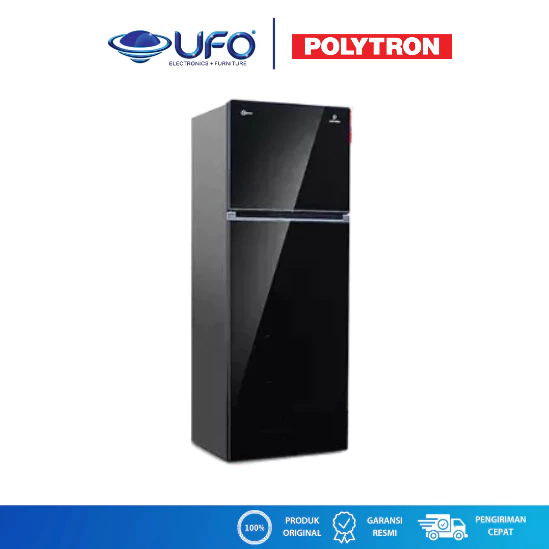 POLYTRON Kulkas 2 Pintu 240L PRW 25VX / PRW25 / 25VX / PRW25VX
