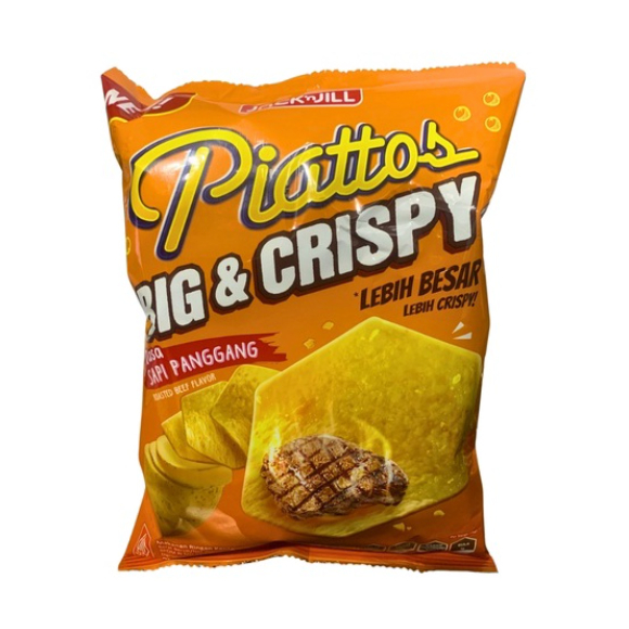 

Piattos Snack Kentang Jack n Jill Big Size 68gr (all variant)