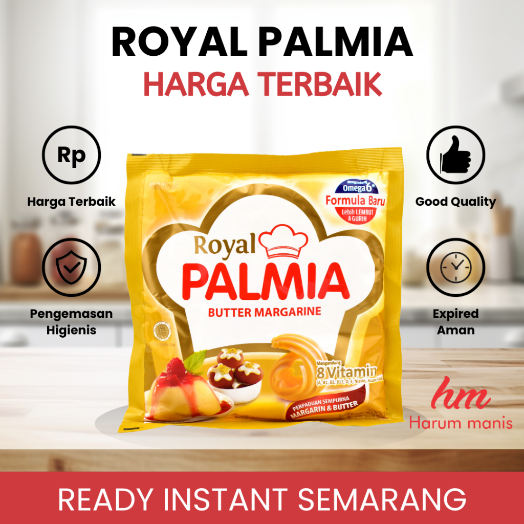 

Royal Palmia Butter Cake Margarine 200g Instant Semarang