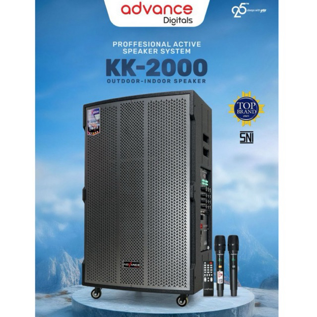 Advance Digitals KK-2000  Professional Active Speaker System Outdoor - Indoor Speaker
