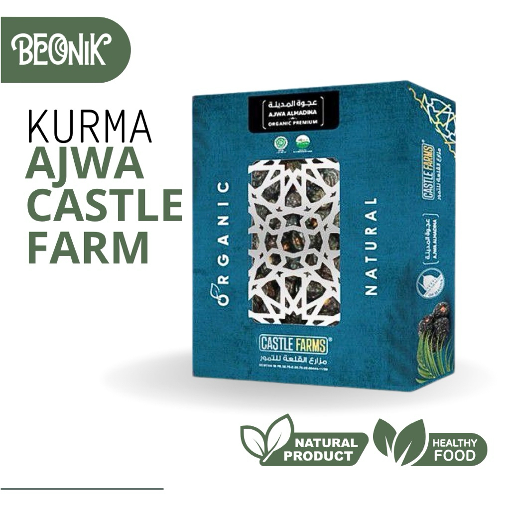 

Kurma Ajwa Castle Farm Organik Premium Box 1 KG All Varian
