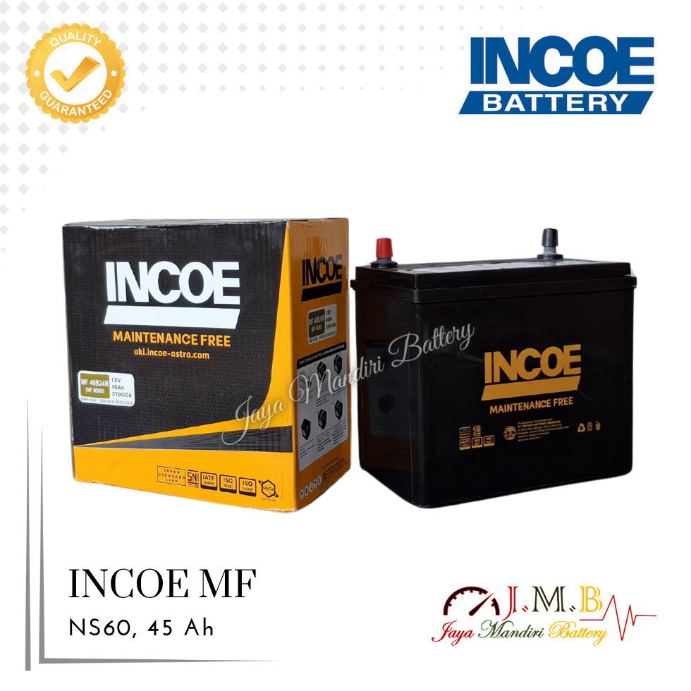 Aki Mobil Incoe NS60 Aki Kering Untuk Avanza, Xenia, Apv, Veloz, Swift