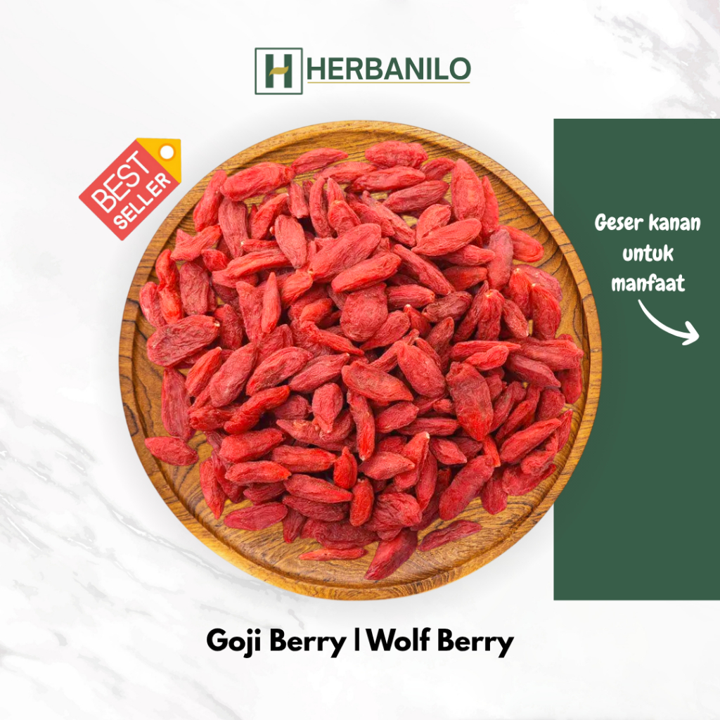

Herbanilo - Goji Berry Kering / Wolf berry / Ke Ci 5 Gram