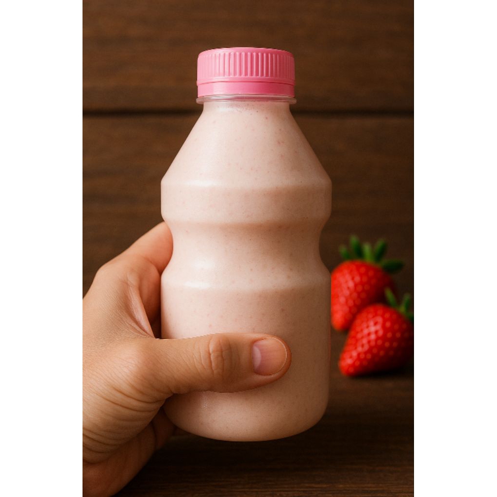 

Susu strawberry milk pink lava susu rasa strawberry 260ml less sugar