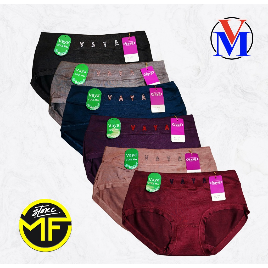 VAYA CD Wanita Original Gelap 3 PCS - Art 823 | Celana Dalam Nyaman Remaja Dewasa Size Standar