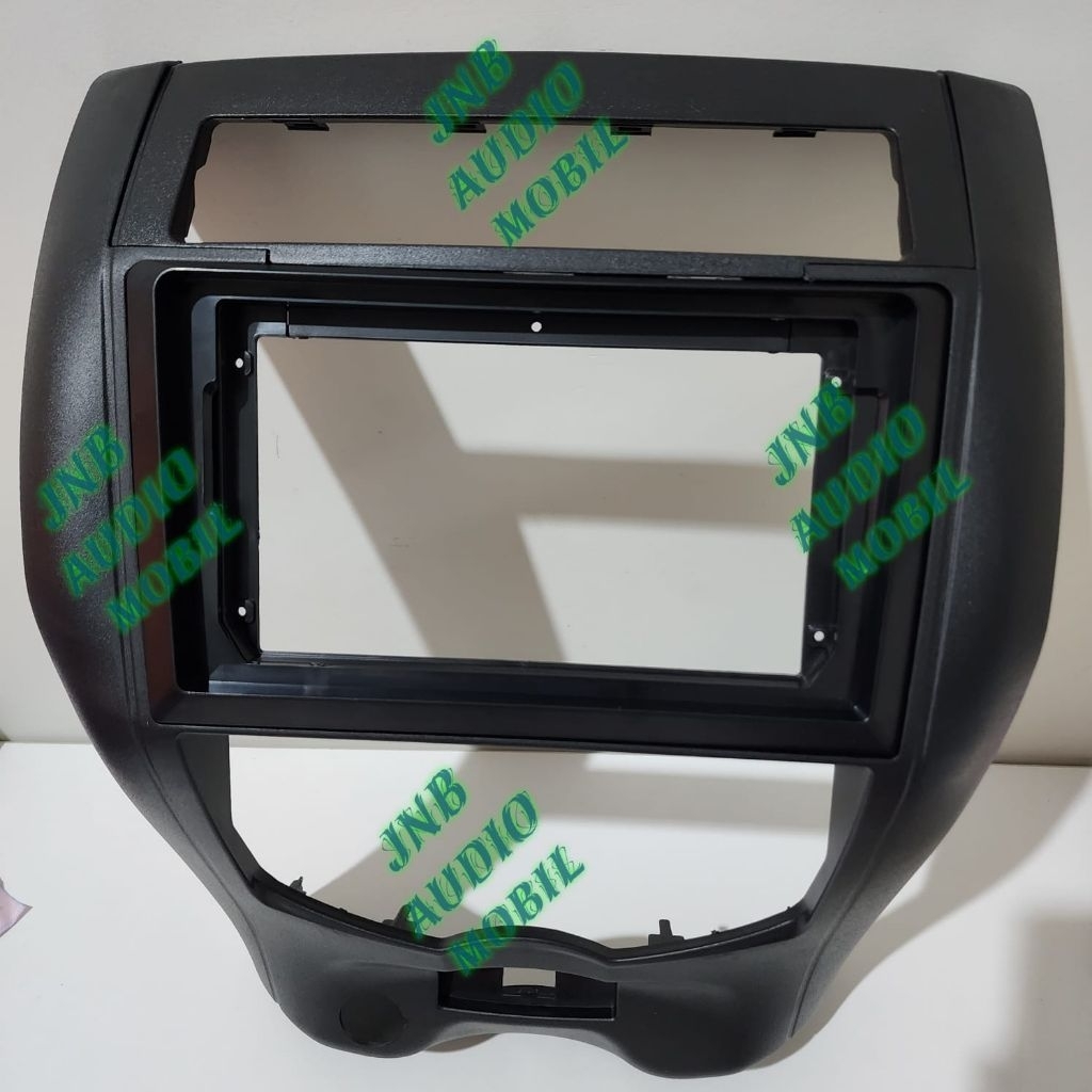 Frame head unit tv mobil android 9 inch mobil grand livina 2007-2016 bahan plastik abs tebal free ba