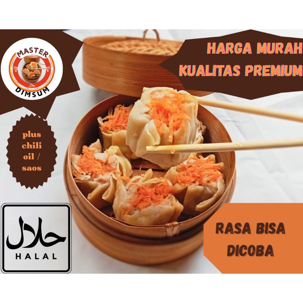 

Dimsum Asli Premium Halal Termasuk Chili Oil