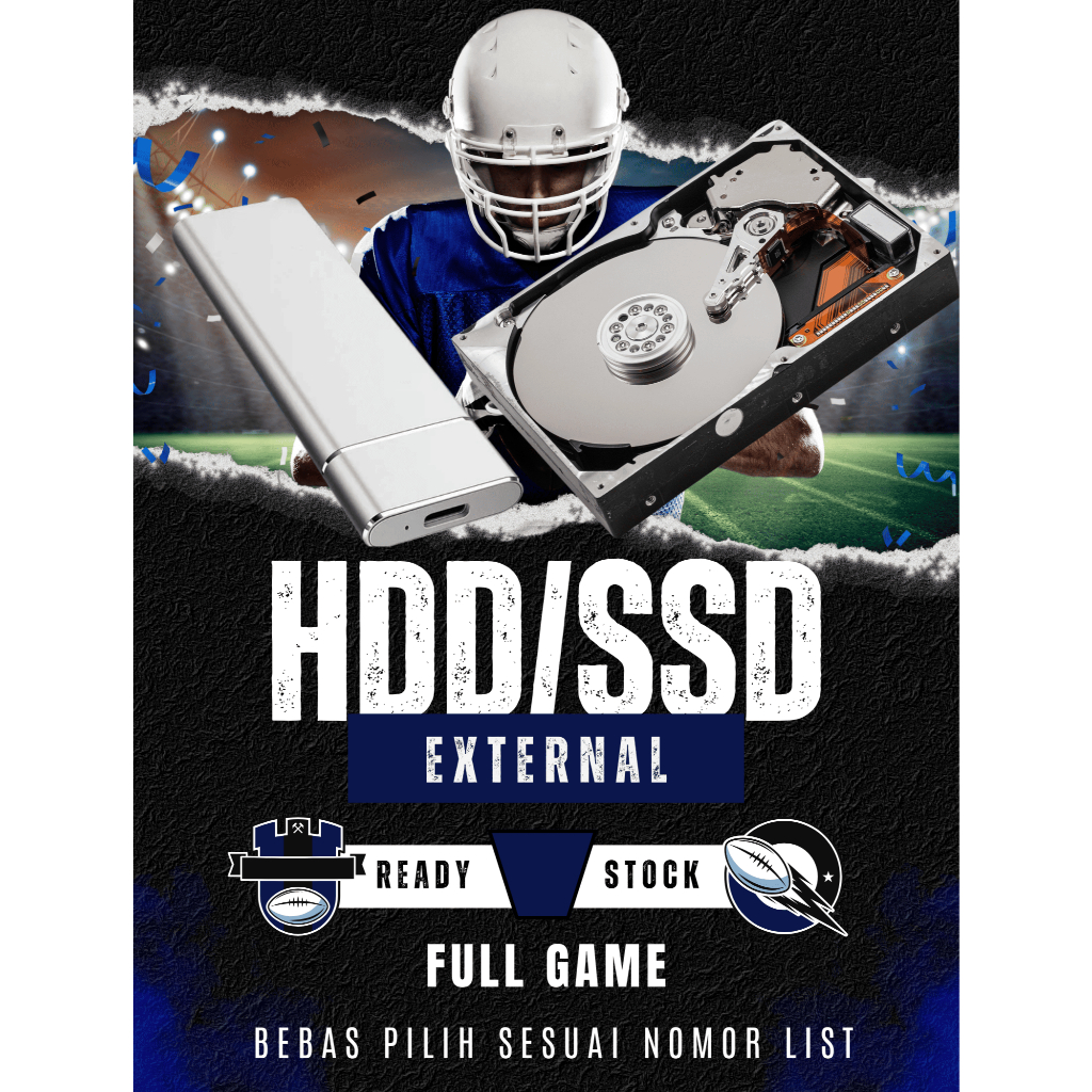 Dreamarthem Abc Ssd/Hardisk Eksternal 50Gb 100Gb 150Gb 200Gb Fullgames For Pc- Nomor List Murah