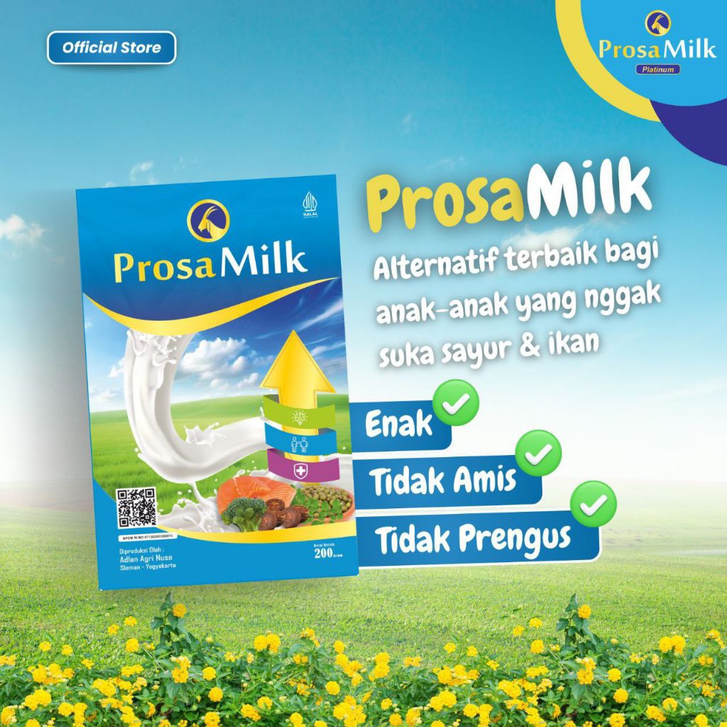 

PROSAMILK SUSU KAMBING/ Meningkatkan kecerdasan kesehatan