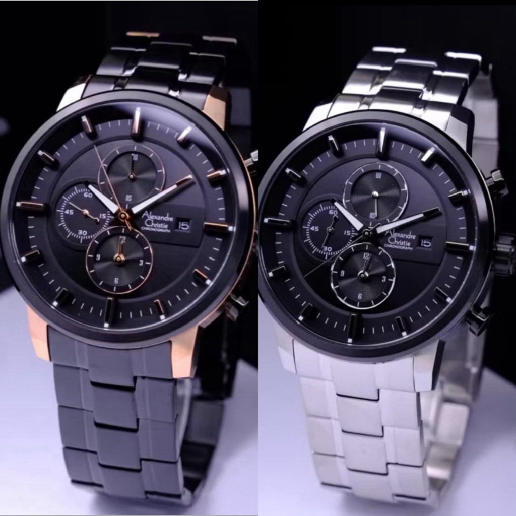Jam Tangan Pria Alexandre Christie AC 6323 MC Original