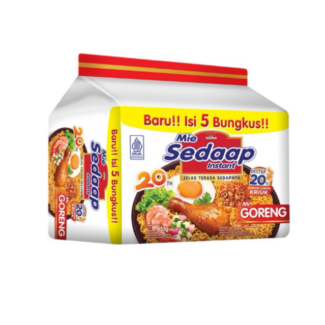 

Sedaap Mie Instant Goreng isi 5 x 90g
