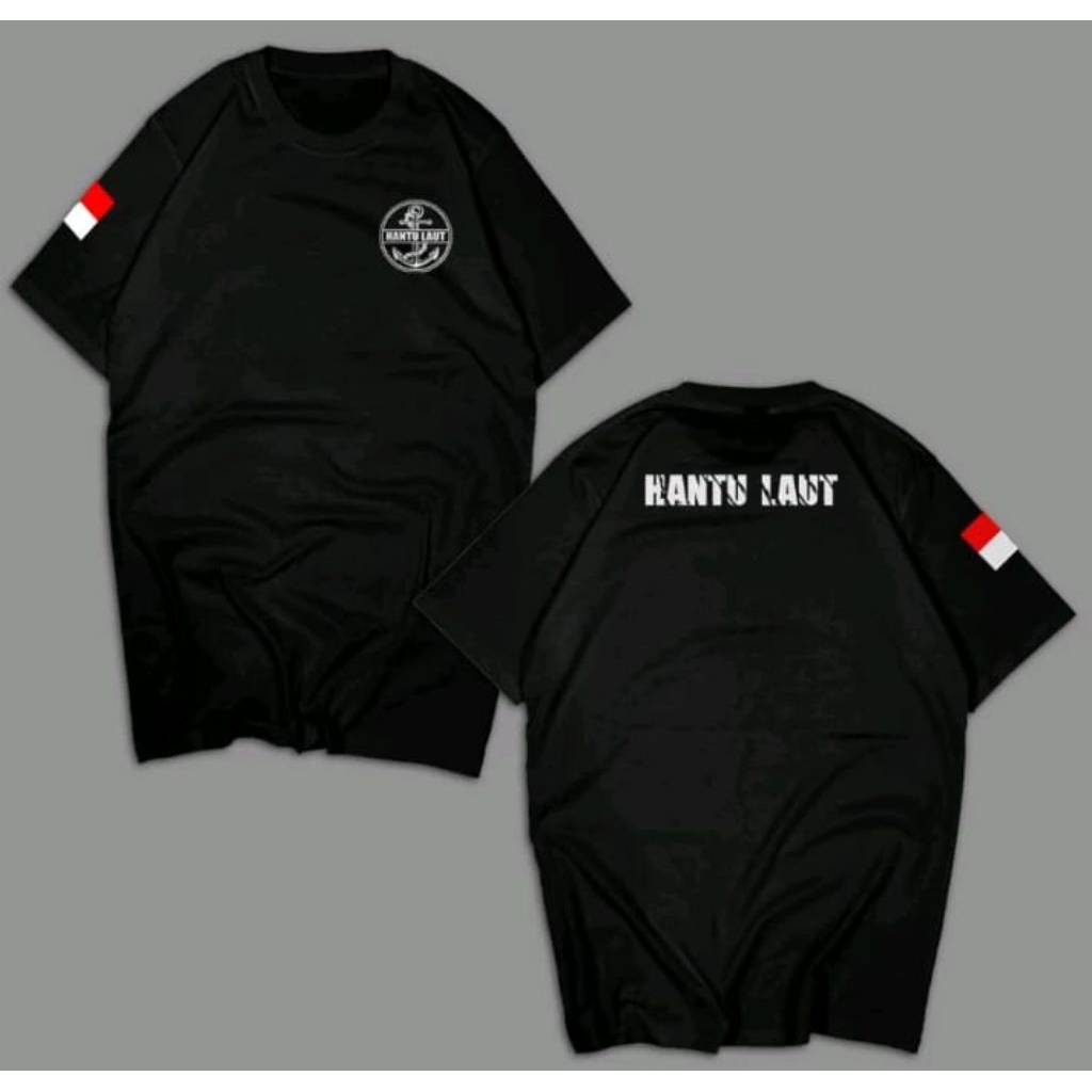KAOS DISTRO HANTU LAUT-TSHIRT KEREN LAGI TREND-BAHAN KATUN