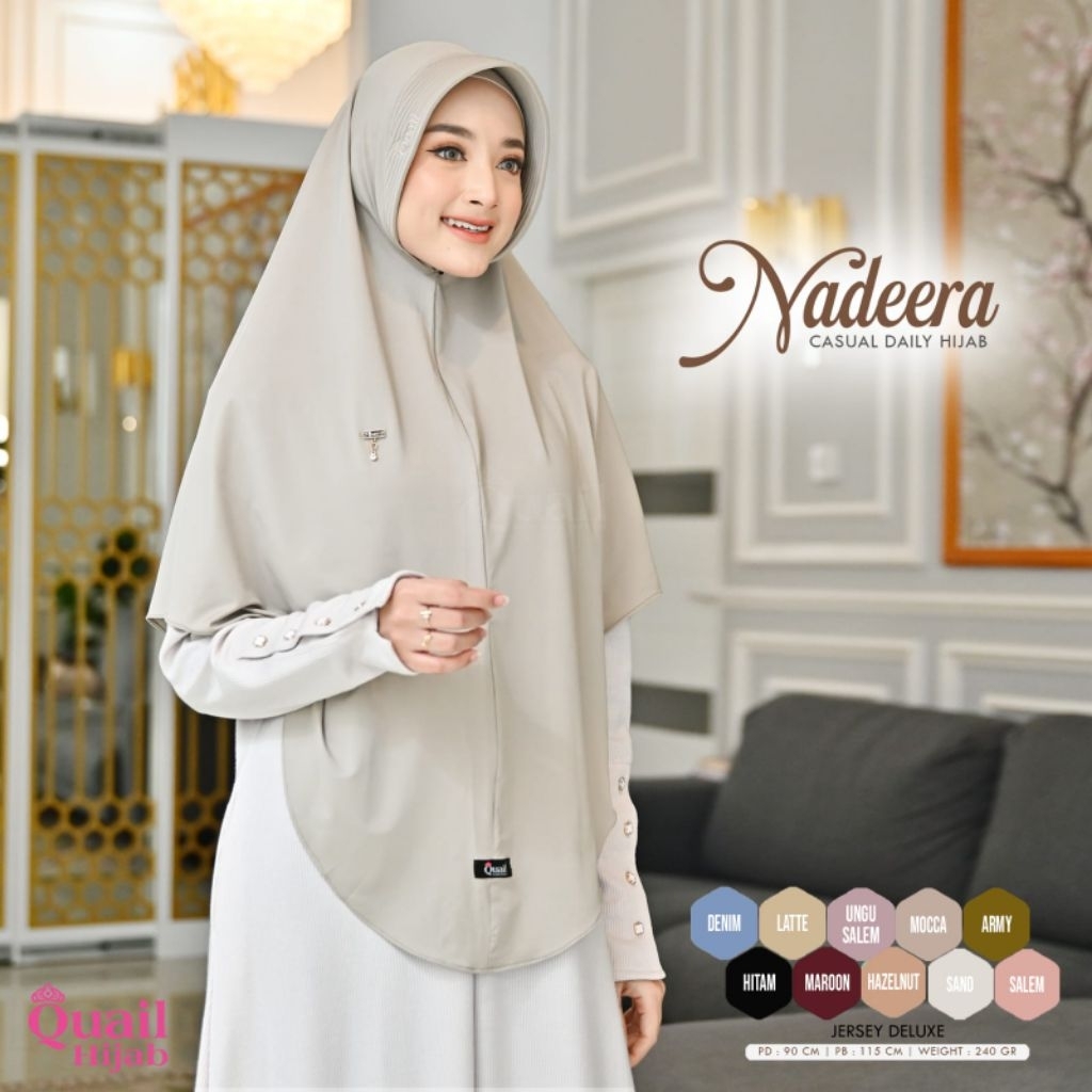 Hijab instan Nadeera by Quail hijab ori