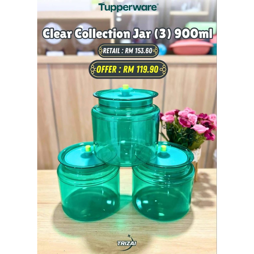 Counterpart 900ml Hijau Toska by Tuppy Malay