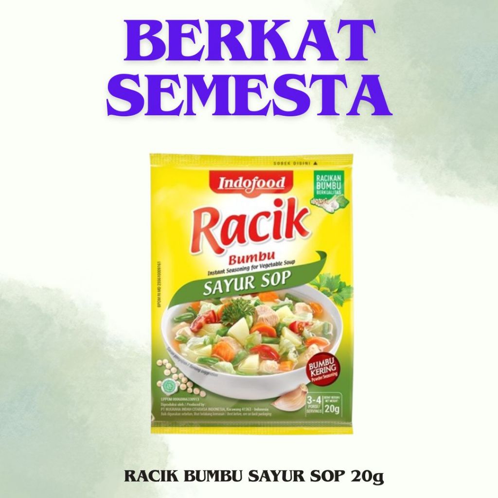 

Racik Bumbu Sayur SOP 20g